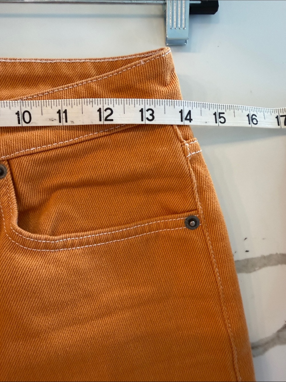Ksubi Women's Rust Orange Straight-Leg Jeans - Picture 6 of 9